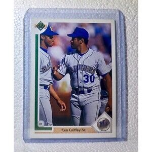 Ken Griffey Sr. 1991 Upper Deck MLB #572 Baseball Card Seattle Mariners